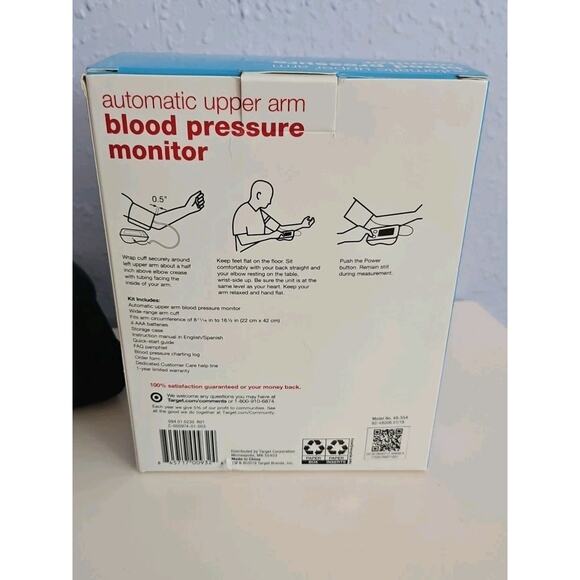 UP & UP AUTOMATIC UPPER ARM BLOOD PRESSURE MONITOR Target - Picture 5 of 5
